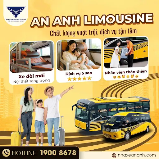 Nhà xe An Anh chạy tuyến nào? Lịch trình & giờ xuất bến mới nhất 7 Nha Xe An Anh Chay Tuyen Nao 1