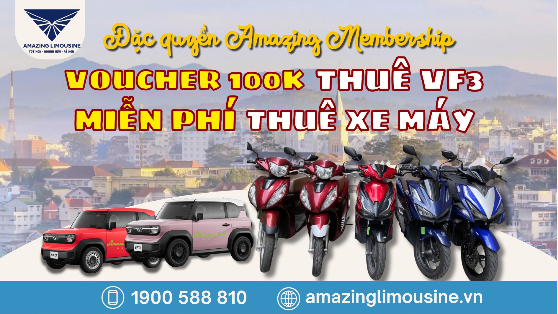 Bài 4 ĐẶc QuyỀn Amazing Membership MiỄn PhÍ ThuÊ Xe MÁy – TrẢi NghiỆm Vf3 GiÁ CỰc HỜi (1)