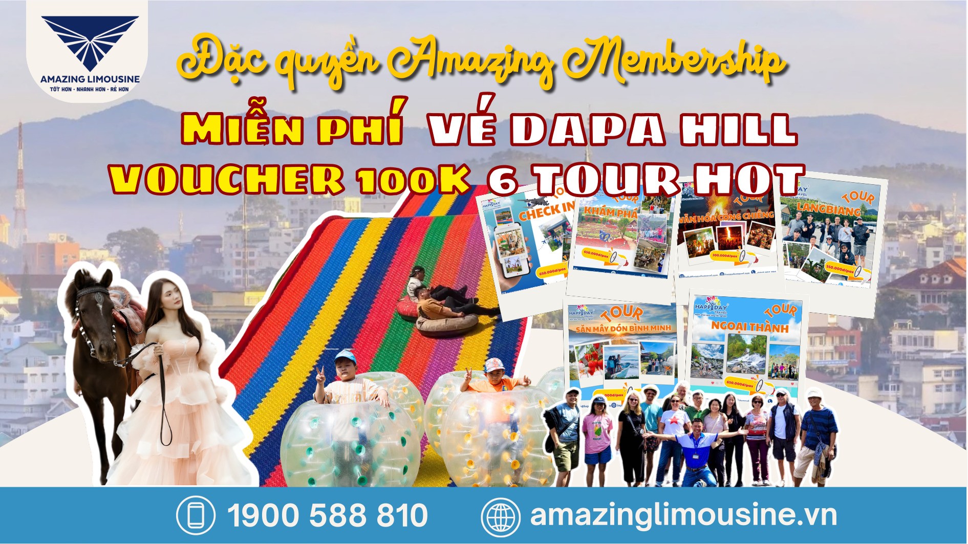 Bài 5 ĐẶc QuyỀn Amazing Membership MiỄn PhÍ VÉ Tham Quan – SĂn Tour ĐỈnh TẠi ĐÀ LẠt DÀnh RiÊng Cho