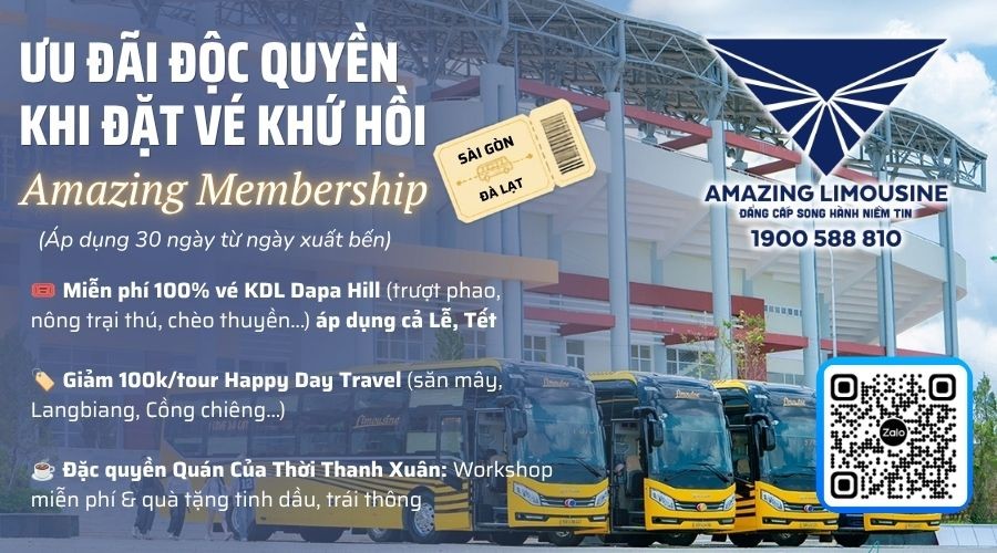 Ưu đãi độc quyền khi đặt vé khứ hồi - Amazing Membership