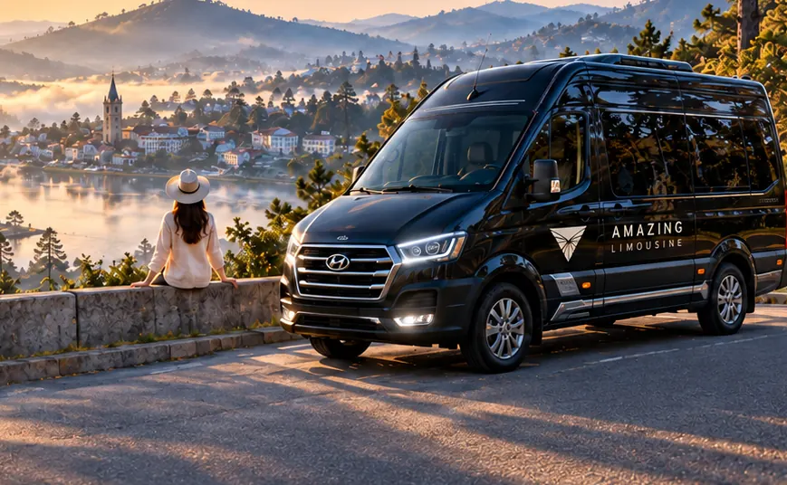Xe Amazing Limousine sẵn sàng khởi hành